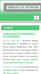 Mobile Screenshot of emeraldflyscreens.co.uk